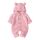 Odizli Neugeborene Baby Mädchen Jungen Kleidung Langarm Gestrickt Kapuze Strampler Body Overall Jacke Frühchenkleidung Erstausstattung Babysachen Set Herbst Winter Babykleidung Rosa 6-12 Months