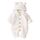 Odizli Neugeborene Baby Mädchen Jungen Kleidung Langarm Gestrickt Kapuze Strampler Body Overall Jacke Frühchenkleidung Erstausstattung Babysachen Set Herbst Winter Babykleidung Weiß 6-12 Months