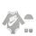 Nike Baby Futura Logo Body, Dk Grey Heather, 6/12 Monate