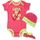 Nike Kinder Baby Body Set Catch Me If You Can, rosa, 0-6 Monate, NIK042