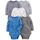 Simple Joys by Carter's Unisex Baby Long-Sleeve Bodysuit Pack of 5 Body, Blau/Grau/Weiß, 3-6 Monate (5er Pack)
