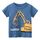 Unisex Baby T-Shirt Baumwolle Süß Karikatur Tier Muster Tops für 1-7 Jahre Alt (1-2 Jahre, H Blauer Bagger)