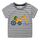 Unisex Baby T-Shirt Baumwolle Süß Karikatur Tier Muster Tops für 1-7 Jahre Alt (1-2 Jahre, H Streifen Bagger)