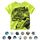 Unisex Baby T-Shirt Baumwolle Süß Karikatur Tier Muster Tops für 1-7 Jahre Alt (4-5 Jahre, A- grün)