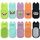 FedMois 5er Pack Baby Kleinkinder ABS rutschfeste Socken Sneaker Socken Tiermotive Baumwolle, Panda, 3-5 Jahre