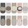 Kyopp 5 Paar Stoppersocken Baby Kleinkinder ABS rutschfeste Socken Tiermotive Kindersocken Animals Baumwolle Socken Crew Socks