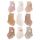 J Poqobog Rutschfeste Socken für Baby Mädchen Jungen 9 Paar Kinder Anti Rutsch abs Socken Sportsocken Stoppersocken (12-24 Monate,Mädchen-9P)