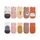 Kyopp 5 Paar Stoppersocken Baby Kleinkinder ABS rutschfeste Socken Tiermotive Kindersocken Animals Baumwolle Crew Socks