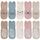 SockWaddles Stoppersocken Kinder Baby, 5 Paar ABS Atmungsaktiv Antirutschsocken Kinder, Krabbelsocken Baby Baumwolle, Jungen und Mädchen Crew Socken mit Weißer Bär