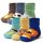 Aisyee 6 Paare Baby Wintersocken Kinder Jungen Dicke Socken Baby Kinder Warme abs Socken Tier 2-4 Jahre