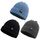 Pesaat Baby Mütze Jungen Strickmütze Weiche Baumwolle Mädchen Hut Kinder Schlupfmütze Warme Wintermütze 0-5 Jahren Winter,Herbst (2-5Jahren, Schwarz + Dunkelgrau + Dodge Blue)