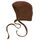 Engel Natur Baby Häubchen, Fleece, 100% Wolle, 4 Farben (62-68, Zimt Melange)