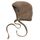 Engel Natur Baby Häubchen, Fleece, 100% Wolle, 4 Farben (62/68, Walnuss Melange)