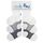 Sock Ons - Baby-Sockenhalter - 0-6 Months - 3er Pack - Grau - Amazing Value Pack - Erstaunliches Vorteilspaket - Baby-Socken immer anziehen!