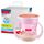 NUK Mini Magic Cup Night Trinklernbecher | 6+ Monate | 160 ml | 360° Auslaufschutz-Rand | Leuchtet im Dunkeln | Leicht zu greifende Griffe | BPA-frei & waschbar | Pink