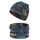 Aolso Kinder Beanie Mütze & Schal Schlauchschal Set, Loop Mütze, Baumwoll Schals, Winter Loop Schal für Junge und Mädchen, Baby Schals (Grau Blau)