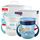 NUK Mini Magic Cup Night Trinklernbecher | 6+ Monate |160 ml | 360°-Auslaufschutz-Rand zum Trinken von jeder Seite | Leuchtet im Dunkeln | Griffe für einfaches Halten | BPA-frei | Löwe (blau) |2 Stück