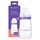 Lansinoh Babyflasche mit NaturalWave Sauger Gr. M, 240 ml - neues kompaktes Design für verbesserte Stabilität - mit stapelbarem Deckel