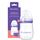 Lansinoh Babyflasche mit NaturalWave Sauger Gr. S, 160 ml - neues kompaktes Design für verbesserte Stabilität - mit stapelbarem Deckel
