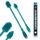 JAWAonline Spülbürsten Set 32cm und 24cm - Flaschenbürste Silikon schonend und kratzfrei - Flexible Flaschenreiniger Bürste - Premium Bottle Brush - Reinigungsbürste für kleine und große Flaschen