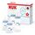 NUK First Choice Babyflaschen | 0-3+ Monate | 150ml & 300 ml | Anti-Kolik-Trinkflasche | PP | Temperature Control Anzeige | Wal | 4 Stück