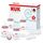 NUK First Choice Perfect Start Babyflaschen Geschenkset für Neugeborene | 0–6 Monate | 4 x Anti-Kolik-Trinkflaschen (150 ml, 300 ml), 2 x Sauger, 1 x Schnuller, 1 x Flaschenbürste | Koala | 8 Stück