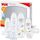 NUK Perfect Start First Choice+ Babyflaschen-Set | 0–6 Monate | 4 x Flaschen mit Temperaturkontrolle, Schnuller, Flaschenbürste & mehr | BPA-frei | 10-teilig | Safari