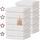 NatureMark 20er-Pack Mulltücher für Babys – 100% Baumwolle – Premium Babymulltücher, vielseitig verwendbare Spucktücher, Stoffwindeln, Pucktücher, Wickelunterlagen & Babypflegetücher, 70x70 cm Weiß