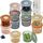 Moonkie 12 Pack Babybrei Einfrieren Behälter Silikon | 120ml Portionen | Beikost Baby Zubehör | Auslaufsichere Babynahrung Aufbewahrung | Für Gefrierfach & Mikrowelle