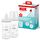NUK Perfect Match Babyflaschenset | Ab 3 Monate | Passt sich dem Baby an | Temperature Control | Anti-Colic | 260 ml | BPA-frei | Silikontrinksauger, Medium | Regenbogen | 2 Stück