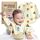 Nombear Baby Lätzchen mit Ärmeln für BLW (6 bis 24 Monate), 1 Packung - Wasserdichtes Ärmellätzchen Alternative zu Silikonlätzchen, Ganzkörper Lätzchen Baby, Babylatz Beikost Zubehör