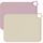 Moonkie 2PC Baby Silikon Platzset Abwaschbar, Platzdeckchen, rutschfest Tischset Kinder, Kinder Platzset, Schmutzabweisend, Tragbar, für Kinder und Kleinkinder (Blassmauve/Streifsand)