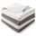 MAKIAN Moltontücher Stoffwindeln - 4er Pack, 80x80 cm - weiche Baby Spucktücher aus 100% Baumwolle - Schadstoffgeprüft, Öko Tex Standard 100 - Choco/Beige