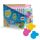 INKEE Peppa Pig Mini Badebomben Kinder 10er Pack - 30 Badekugeln - Spaßige Farben, Mandelöl & Erdbeerduft