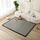 Hakuna Matte Wolkenweiche Spielmatte Baby 200x150x2cm, Dunkelgrau– Teppich für Kinderzimmer mit hochwertigem Memory-Schaum Krabbelmatte Baby mit Rutschfester Unterseite Krabbeldecke, Tatami Matte