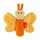 43372 SIGIKID Greifling Schmetterling Baby Activity Toys