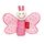 sigikid Rassel & Greiflinge Baby Activity Spielzeug Knistertuch Rassel Plüsch-Schmetterling Stofftier - Geschenk für Babys ab 3 Monaten