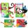 beiens Babybuch Baby Stoffbuch - 2 Stück Fühlbuch Spielzeug ab 6 Monate, Bilderbuch Fühlbuch Knisterbuch ab 0 3 6 Monate, Neugeborene Quiet Book Geschenk für Jungen Mädchen