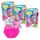 INKEE Surprise GALUPY MERMAID | 3er Pack Badebomben Kinder mit Überraschung, 3x Meerjungfrau Badekugeln kinder mit Zuckerwatte Aroma, Einhorn Spielzeug,
