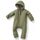 ALAVYA HOME® WALKOVERALL, Baby Wollwalk-Overalls aus Natur 100% Bio-Schurwolle Wollfleece mit Reißverschluss, Walk Woll-Anzug für Kleinkind und Baby - Pastel Khaki 62/68