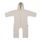 emma & noah Overall Baby, Mitwachsend, Baby Anzug mit Kapuze, Umschlagbare Beine und Ärmel, Wattiert und Gefüttert, Weich und Warm, Ideal für Herbst, Winter und Frühling (Essential Beige, 74/80 cm)