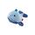 SIGIKID 41172 Rassel Wal Red Stars Mädchen und Jungen Babyspielzeug empfohlen ab Geburt blau