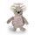 Sterntaler Spieluhr Maus Mabel aus kuscheligem Flausch, Jersey und Polycotton, sanft wiegend mit Zauberflöten-Melodie, Reißverschluss zum Herausnehmen – 25 × 20 × 9 cm, Mehrfarbig