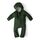 Ehrenkind® WALKOVERALL | Baby Wollwalk-Overalls aus Merino Schurwolle mit Reißverschluss | Walk Wolle Woll-Anzug für Kleinkind und Baby | Waldgrün Gr. 62-68