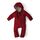 Ehrenkind® WALKOVERALL | Baby Wollwalk-Overalls aus Natur Schurwolle mit Reißverschluss | Walk Wolle Woll-Anzug für Kleinkind und Baby Mohnrot Gr. 86/92