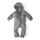 Ehrenkind® WALKOVERALL | Baby Wollwalk-Overalls aus Merino Schurwolle mit Reißverschluss | Walk Wolle Woll-Anzug für Kleinkind und Baby | Grau Gr. 98-104
