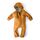 Ehrenkind® WALKOVERALL | Baby Wollwalk-Overalls aus Merino Schurwolle mit Reißverschluss | Walk Wolle Woll-Anzug für Kleinkind und Baby | Safran Gr. 86-92
