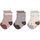 LÄSSIG Unisex Kinder- und Babysocken 3er Set/ Tiny Farmer lilac Größe 15-18