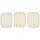 avo + cado Bodyverlängerung - 3 Stk. - Aus Biobaumwolle - Verlängern Baby Bodys um eine Kleidergröße - Universal Verlängerungen für Babybodys mit 3 Knopfgrößen - 5mm, 7mm, 9mm (Farbe: Pastell)