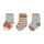 LÄSSIG Unisex Kinder- und Babysocken 3er Set/ Hellblau- Karamell Größe 19-22